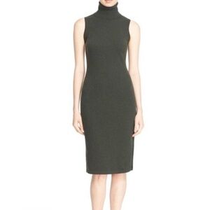 Autumn Cashmere Sleeveless Turtleneck Sweater Dress